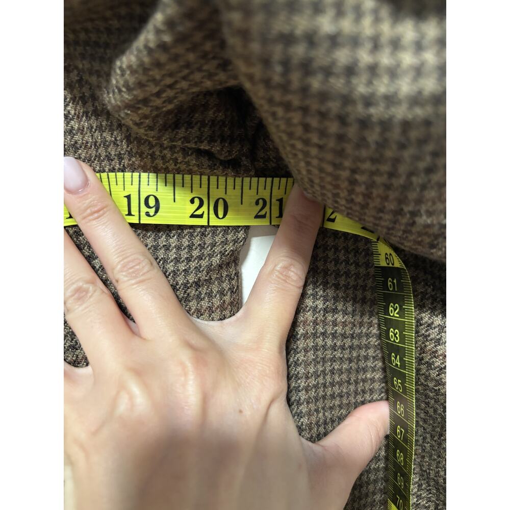 Pronto Uomo Platinum Brown Wool Blazer 42 Long - Picture 4 of 8